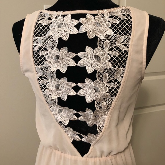 Doe + Rae ModCloth High Low dress with lace - Picture 2 of 11